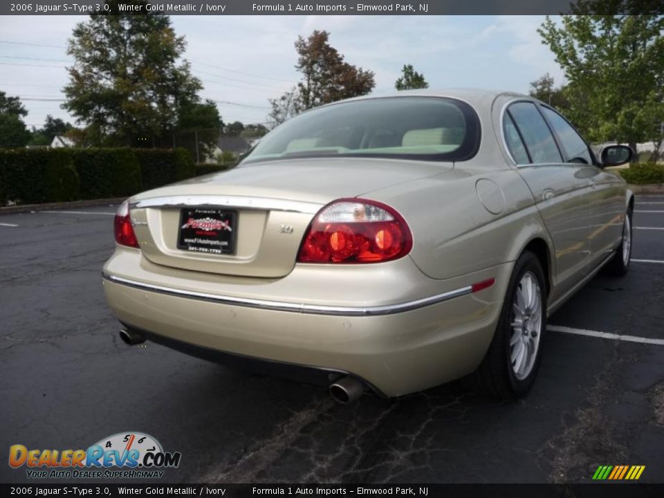 2006 Jaguar S-Type 3.0 Winter Gold Metallic / Ivory Photo #3