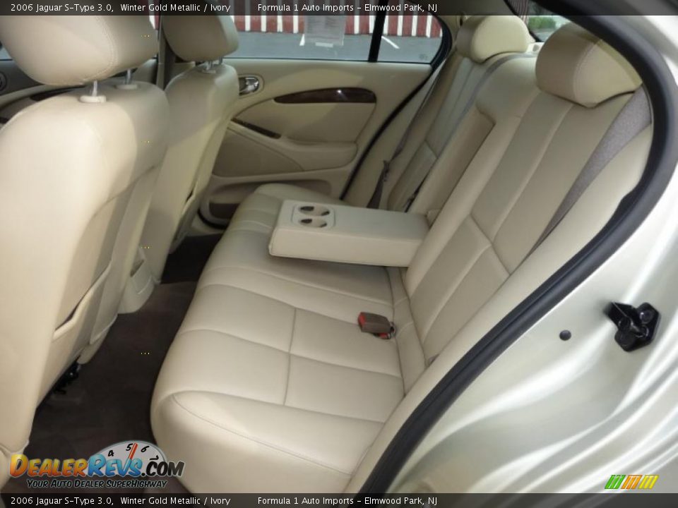 2006 Jaguar S-Type 3.0 Winter Gold Metallic / Ivory Photo #6