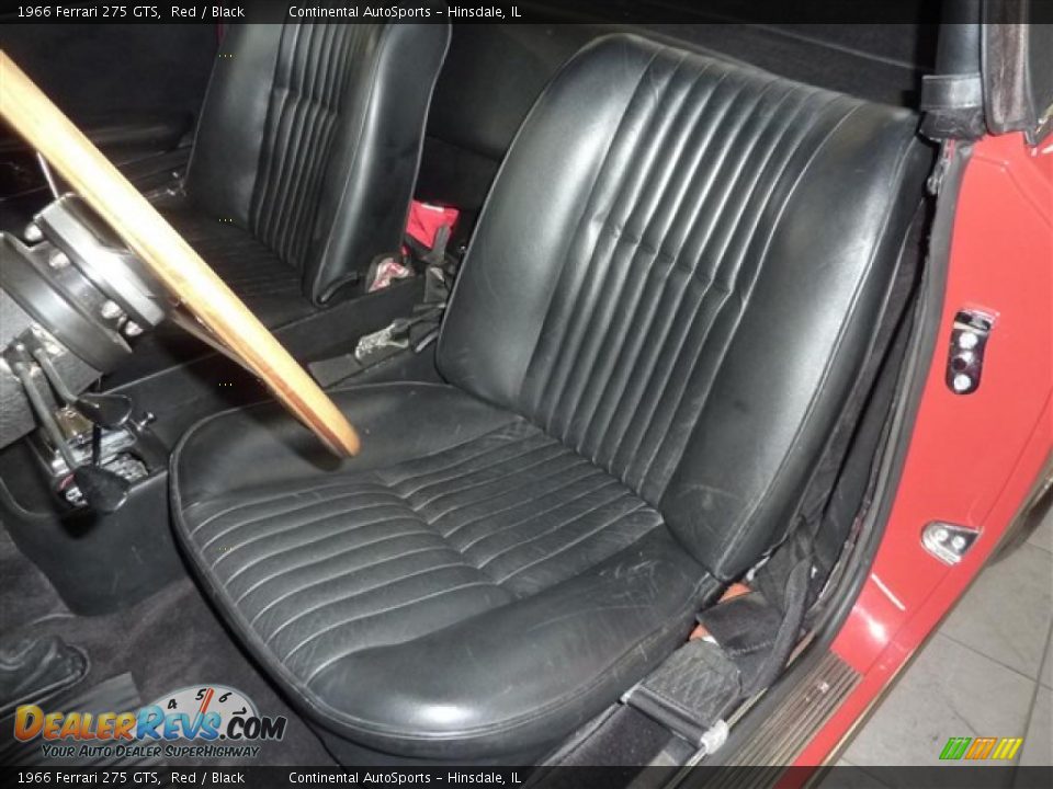 Black Interior - 1966 Ferrari 275 GTS Photo #18