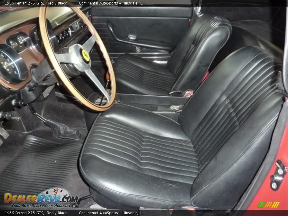 Black Interior - 1966 Ferrari 275 GTS Photo #19