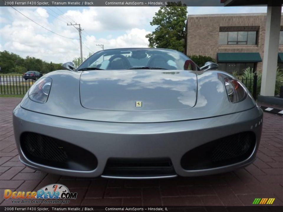 2008 Ferrari F430 Spider Titanium Metallic / Black Photo #10