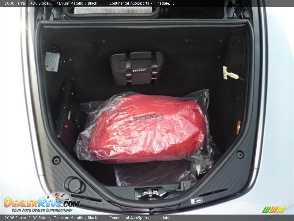 2008 Ferrari F430 Spider Titanium Metallic / Black Photo #12