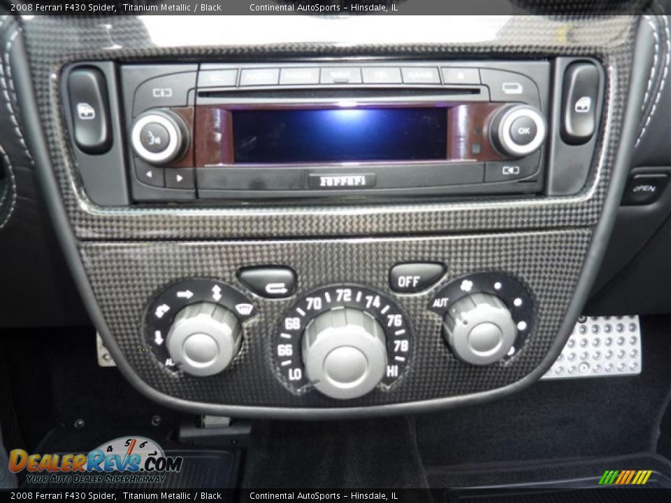 2008 Ferrari F430 Spider Titanium Metallic / Black Photo #27