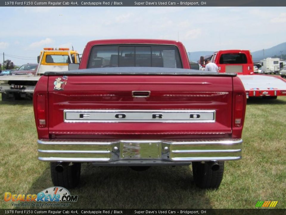 Candyapple Red 1978 Ford F150 Custom Regular Cab 4x4 Photo #3
