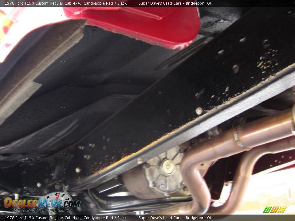 Undercarriage of 1978 Ford F150 Custom Regular Cab 4x4 Photo #12