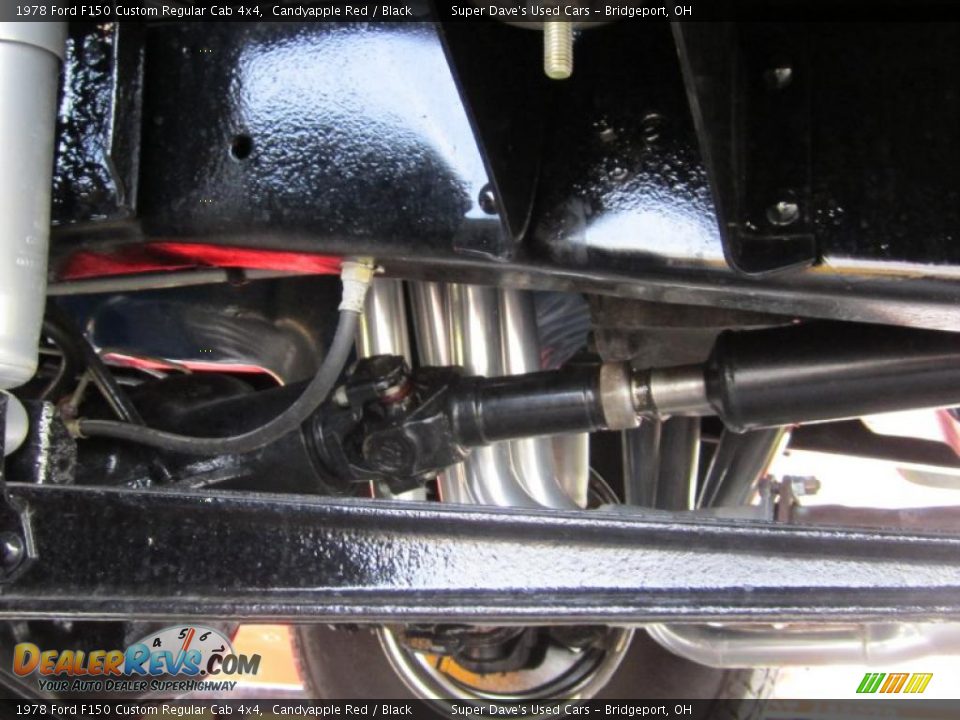 Undercarriage of 1978 Ford F150 Custom Regular Cab 4x4 Photo #16
