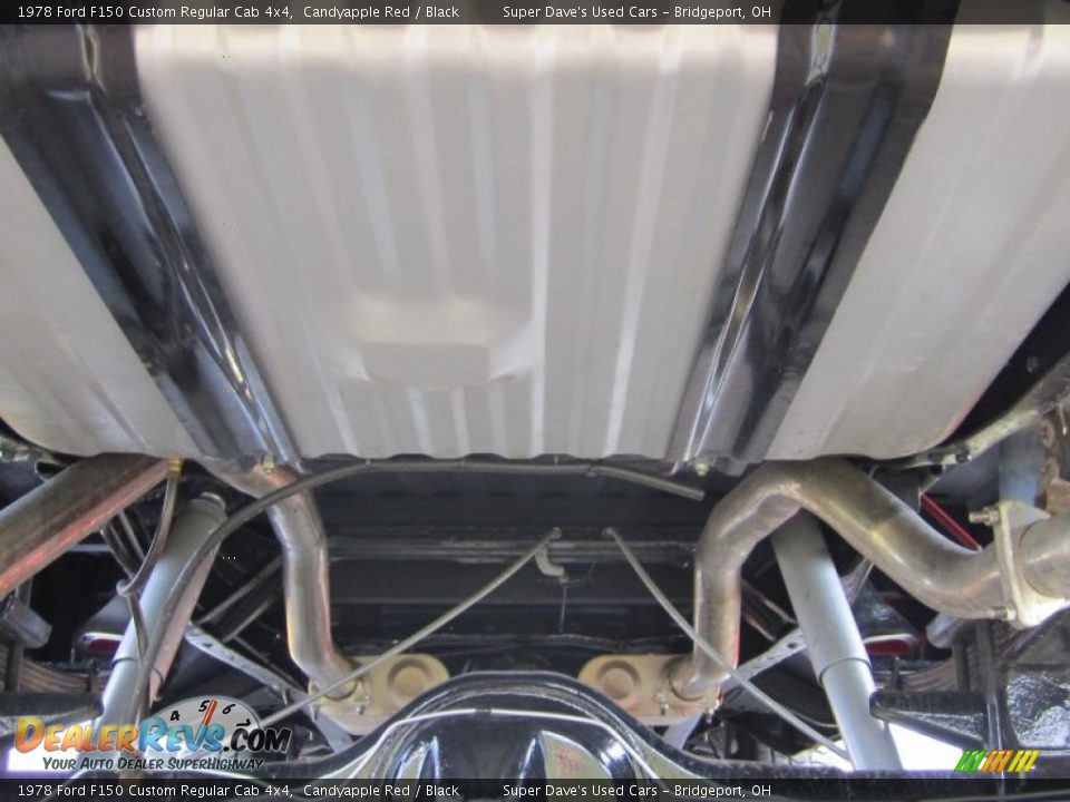 Undercarriage of 1978 Ford F150 Custom Regular Cab 4x4 Photo #17