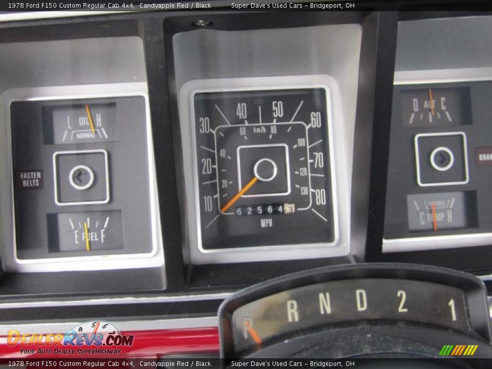 1978 Ford F150 Custom Regular Cab 4x4 Gauges Photo #18