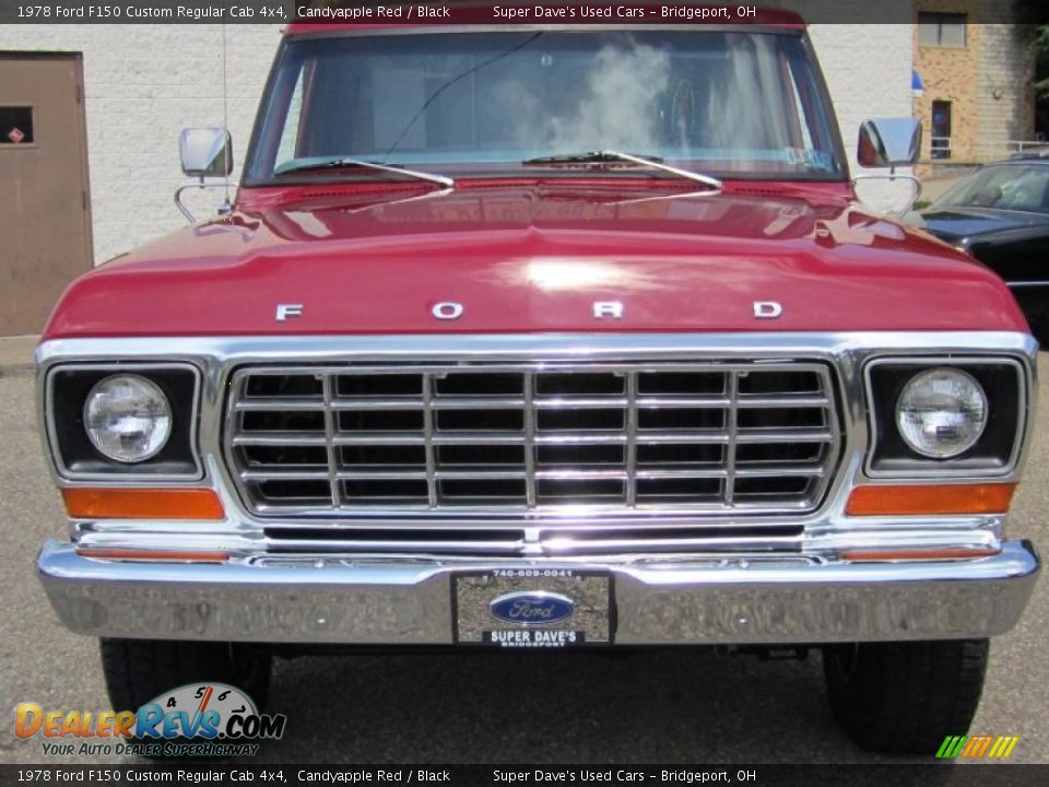 Candyapple Red 1978 Ford F150 Custom Regular Cab 4x4 Photo #30