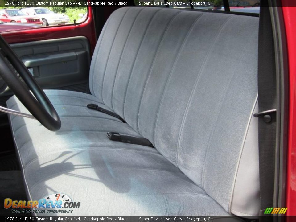 Front Seat of 1978 Ford F150 Custom Regular Cab 4x4 Photo #31