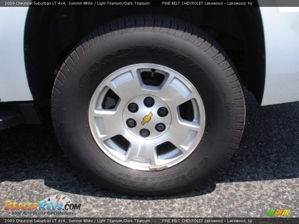 2009 Chevrolet Suburban LT 4x4 Summit White / Light Titanium/Dark Titanium Photo #8