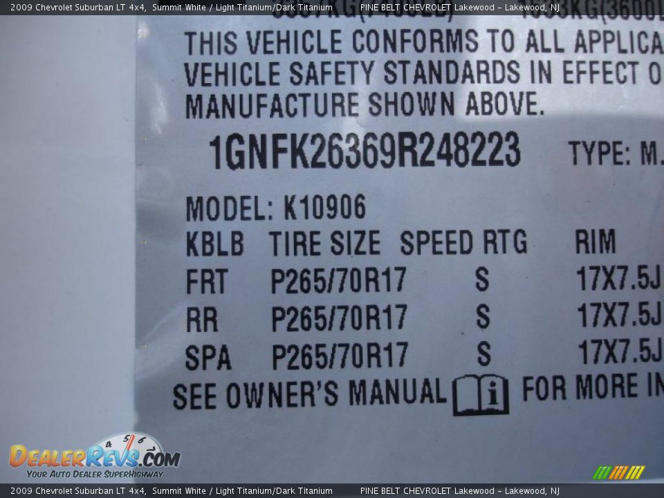 2009 Chevrolet Suburban LT 4x4 Summit White / Light Titanium/Dark Titanium Photo #15