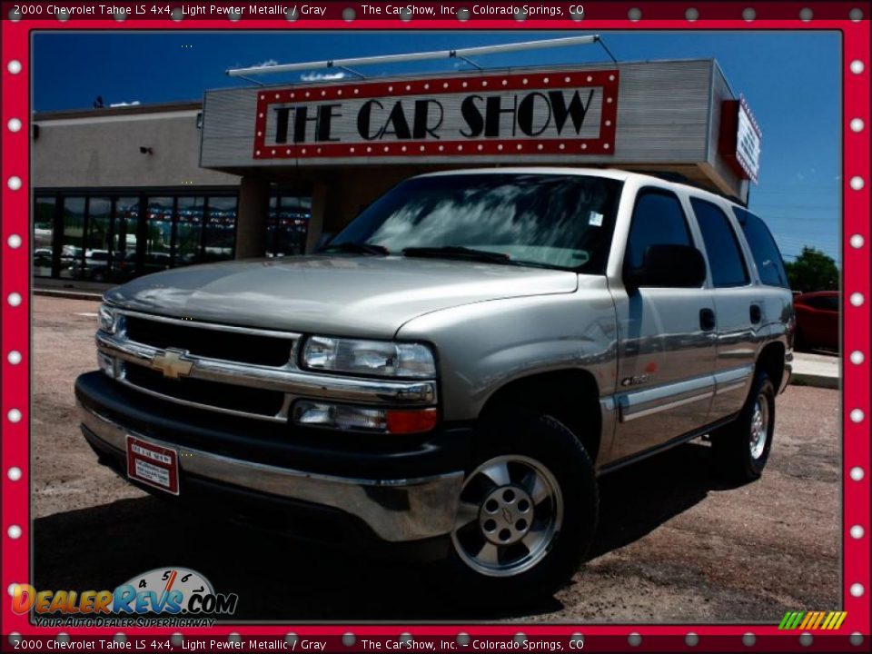 2000 Chevrolet Tahoe LS 4x4 Light Pewter Metallic / Gray Photo #1