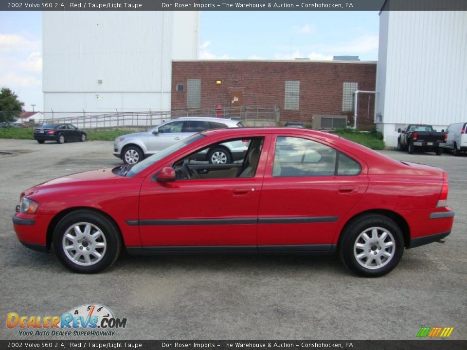 2002 Volvo  on 2002 Volvo S60 2 4 Red   Taupe Light Taupe Photo  11   Dealerrevs Com