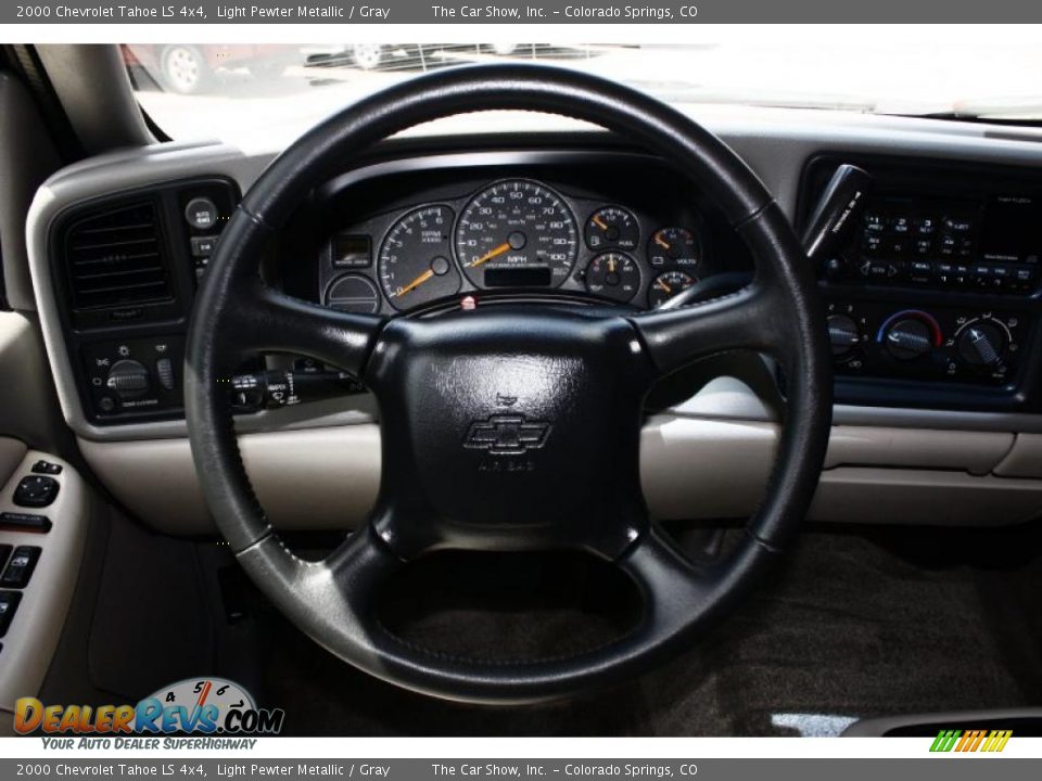 2000 Chevrolet Tahoe LS 4x4 Light Pewter Metallic / Gray Photo #8