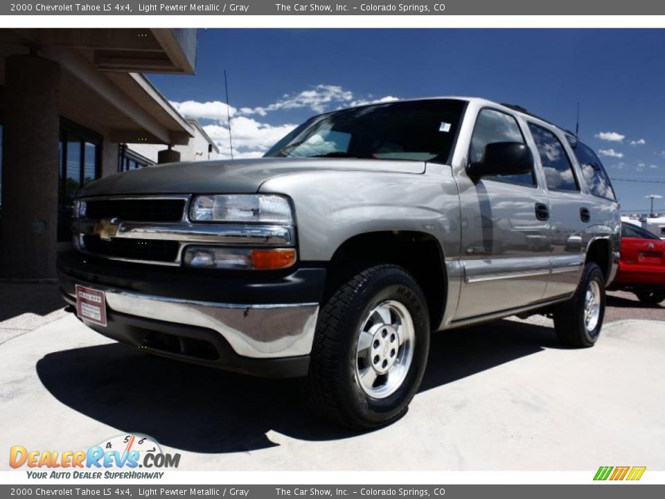 2000 Chevrolet Tahoe LS 4x4 Light Pewter Metallic / Gray Photo #16