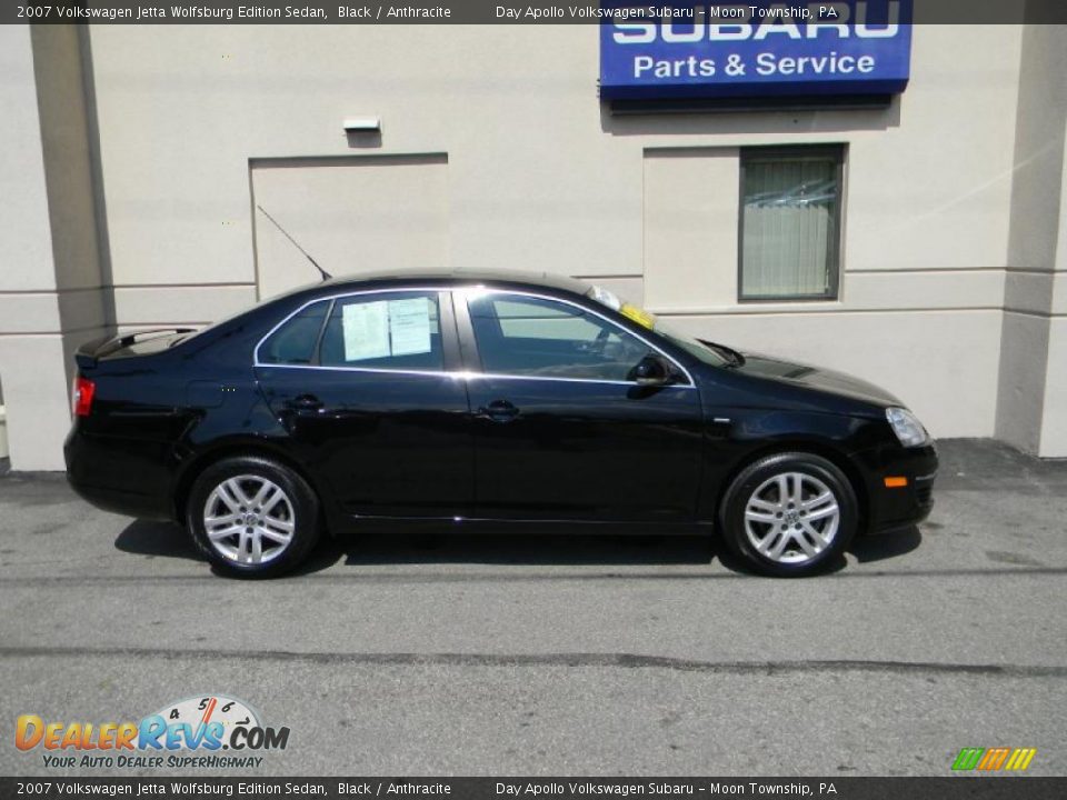 2007 Volkswagen Jetta Wolfsburg Edition Sedan Black / Anthracite Photo #5