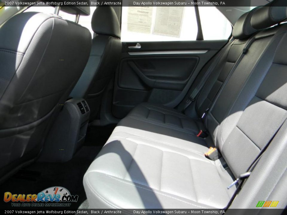 2007 Volkswagen Jetta Wolfsburg Edition Sedan Black / Anthracite Photo #10