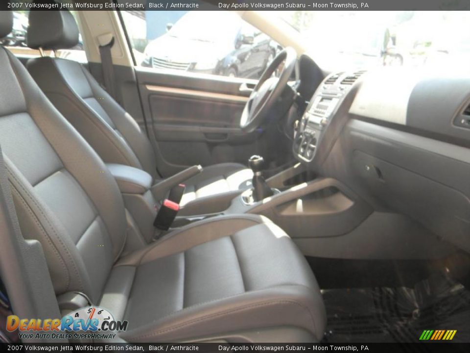 2007 Volkswagen Jetta Wolfsburg Edition Sedan Black / Anthracite Photo #11
