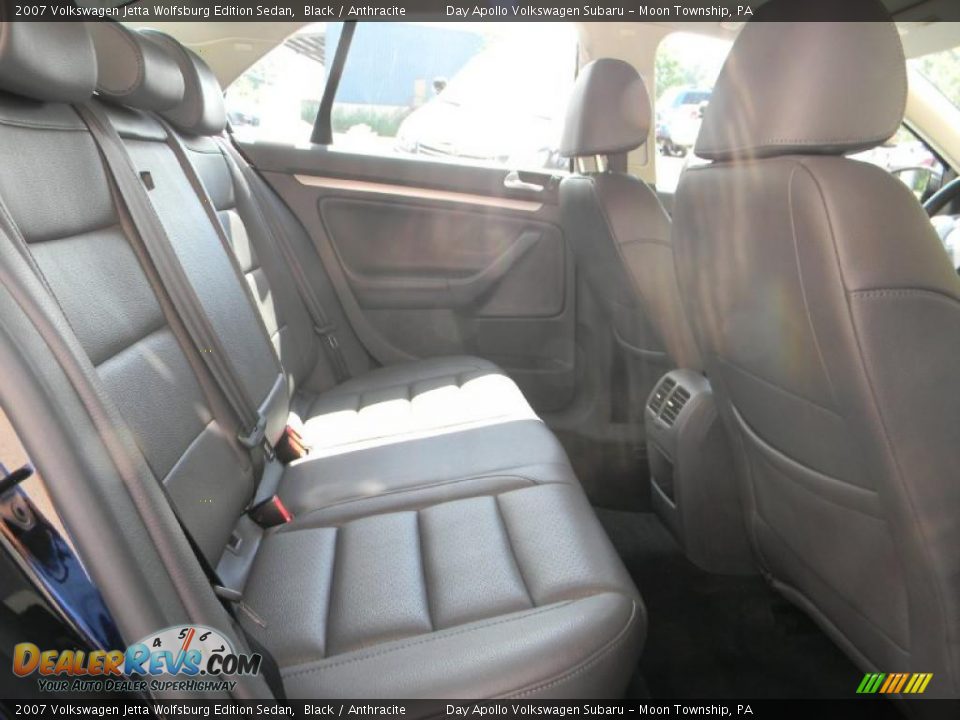 2007 Volkswagen Jetta Wolfsburg Edition Sedan Black / Anthracite Photo #12