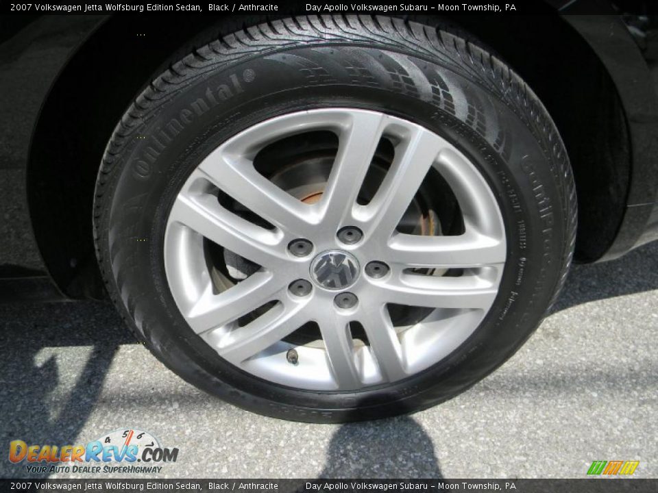 2007 Volkswagen Jetta Wolfsburg Edition Sedan Black / Anthracite Photo #19
