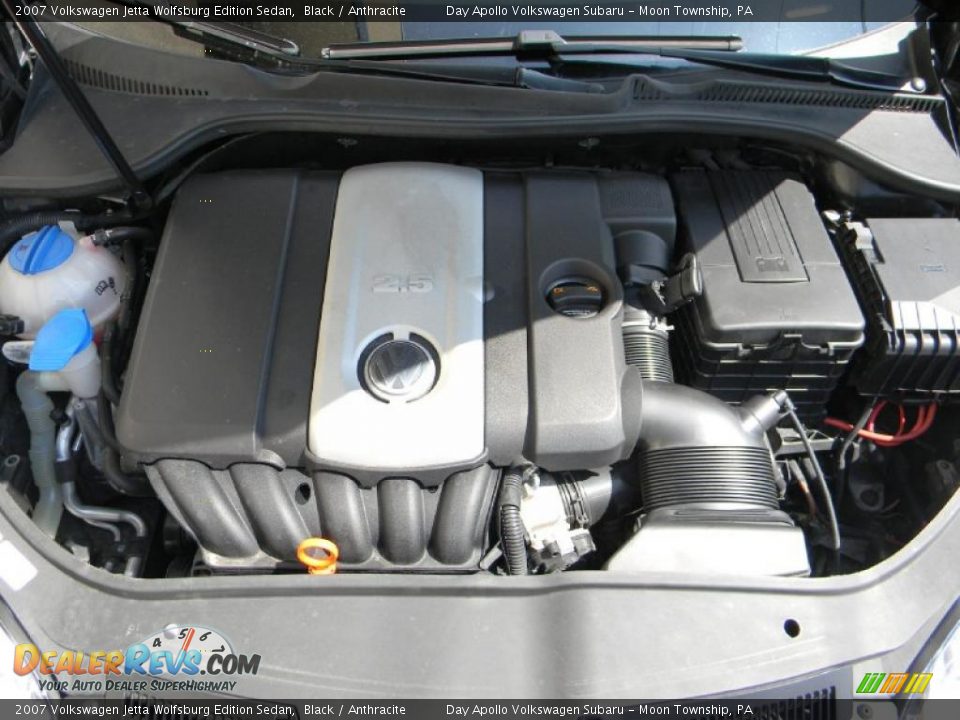 2007 Volkswagen Jetta Wolfsburg Edition Sedan Black / Anthracite Photo #20