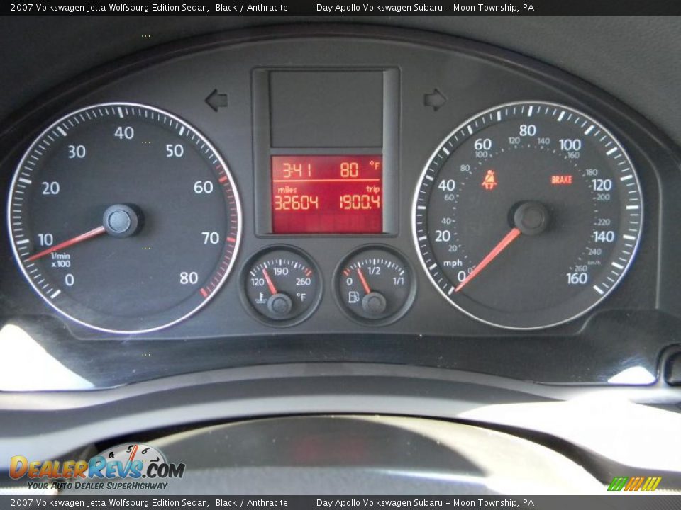 2007 Volkswagen Jetta Wolfsburg Edition Sedan Black / Anthracite Photo #21