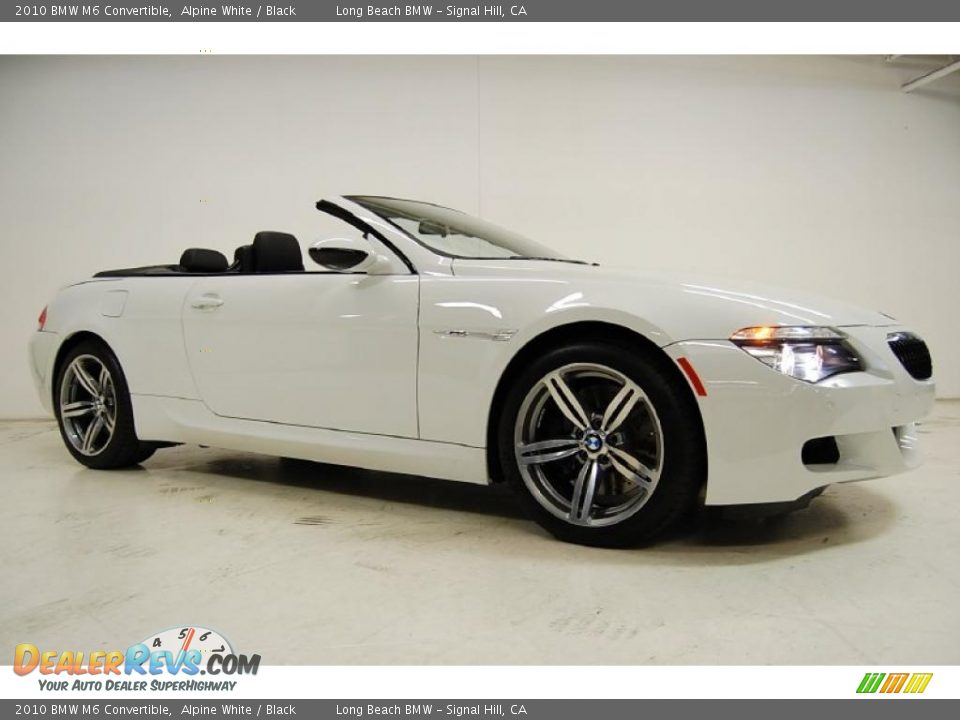 2010 BMW M6 Convertible Alpine White / Black Photo #2