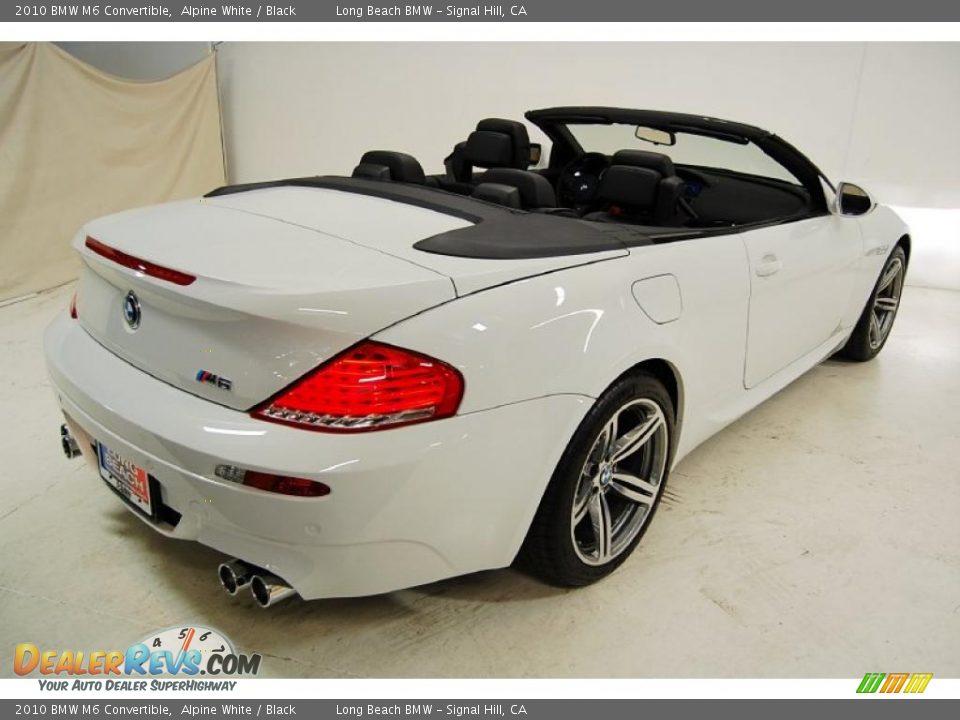 2010 BMW M6 Convertible Alpine White / Black Photo #6