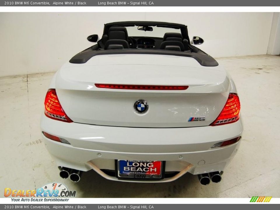 2010 BMW M6 Convertible Alpine White / Black Photo #7