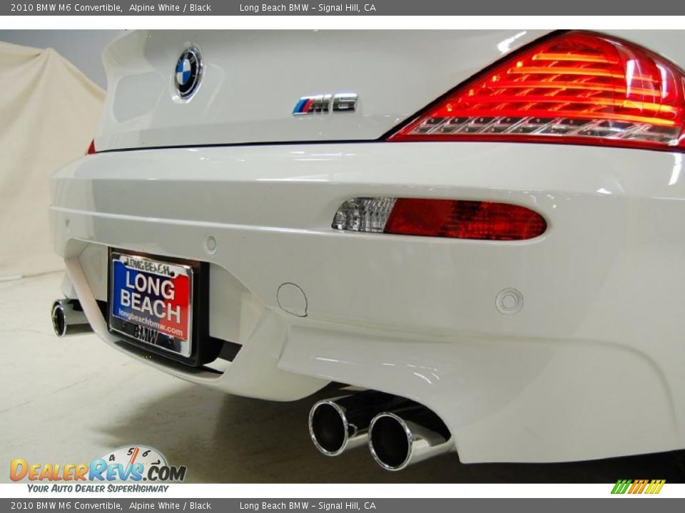 2010 BMW M6 Convertible Alpine White / Black Photo #8