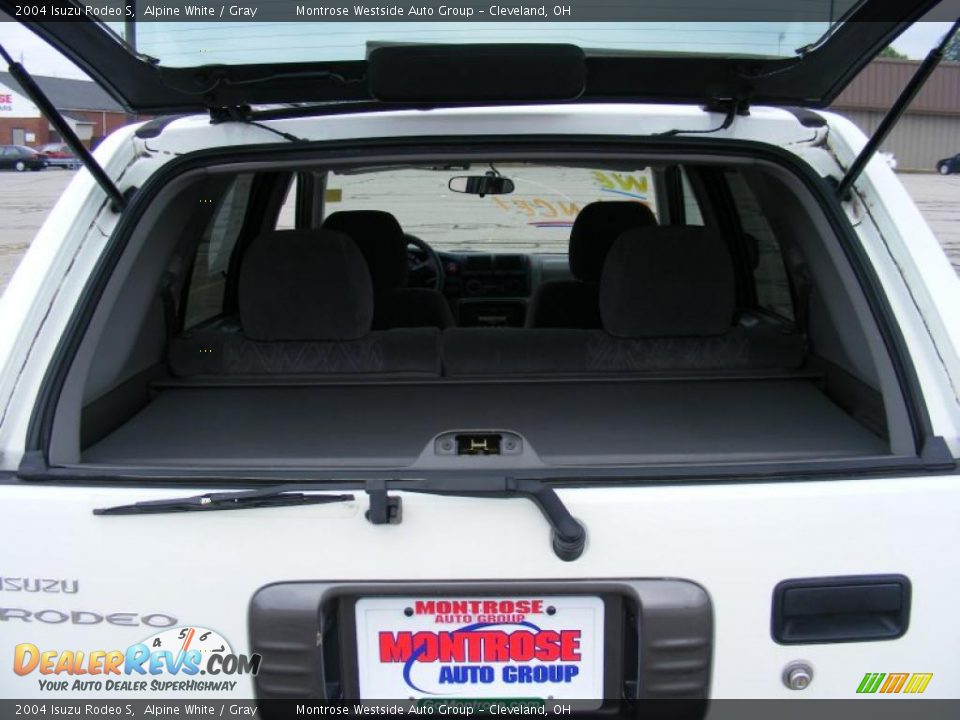 2004 Isuzu Rodeo S Alpine White / Gray Photo #26
