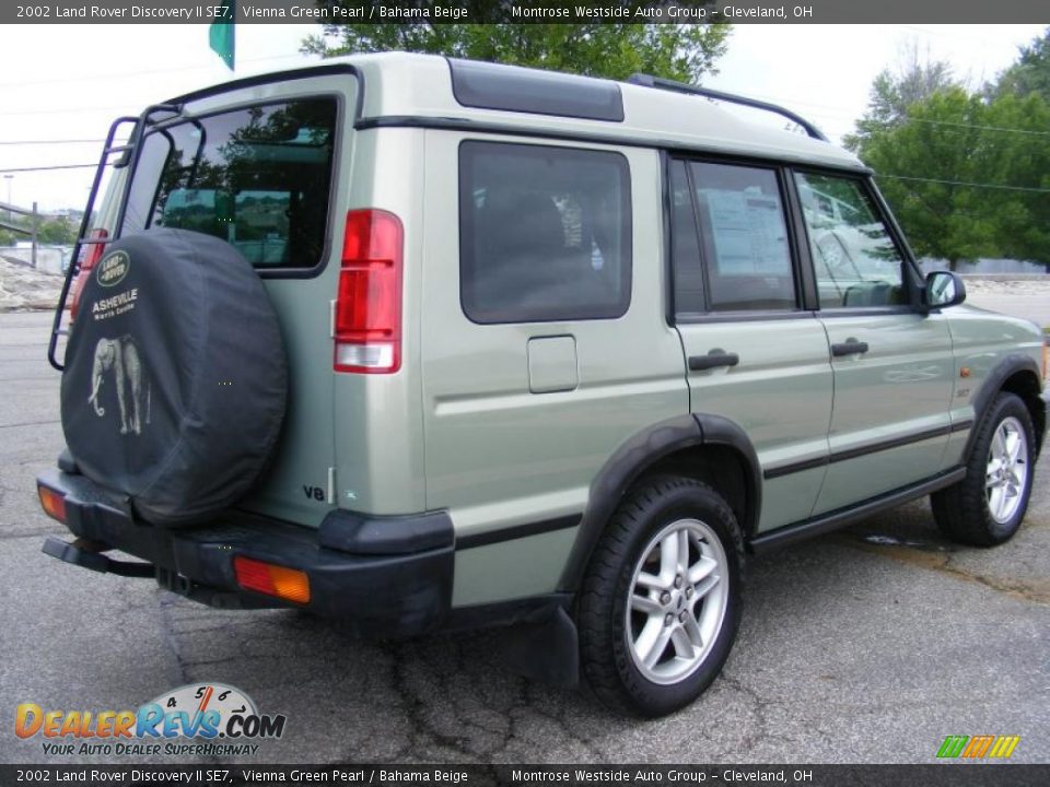 2002 Land Rover Discovery II SE7 Vienna Green Pearl / Bahama Beige Photo #5