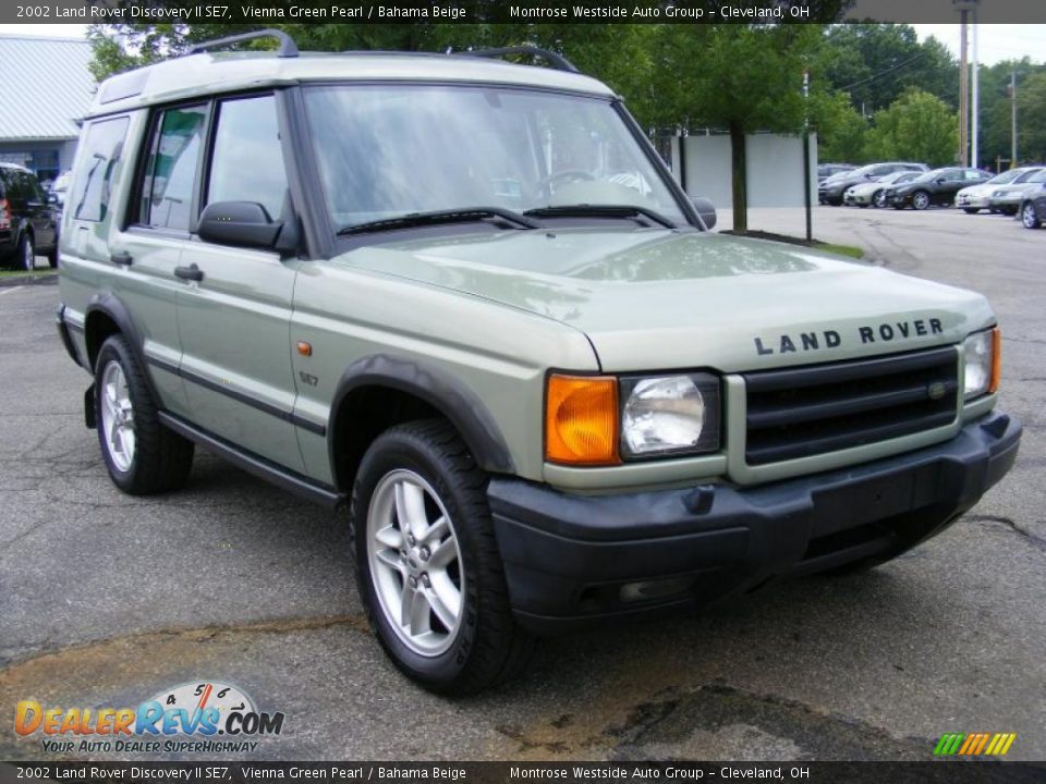 2002 Land Rover Discovery II SE7 Vienna Green Pearl / Bahama Beige Photo #7