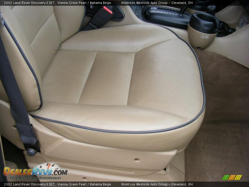2002 Land Rover Discovery II SE7 Vienna Green Pearl / Bahama Beige Photo #14