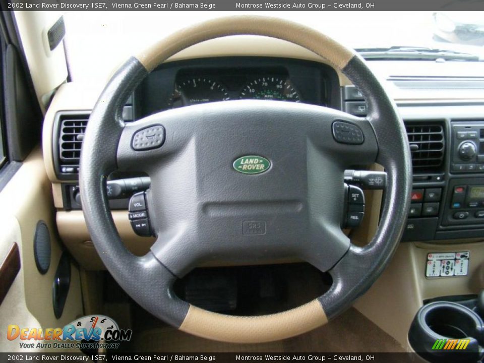 2002 Land Rover Discovery II SE7 Vienna Green Pearl / Bahama Beige Photo #16