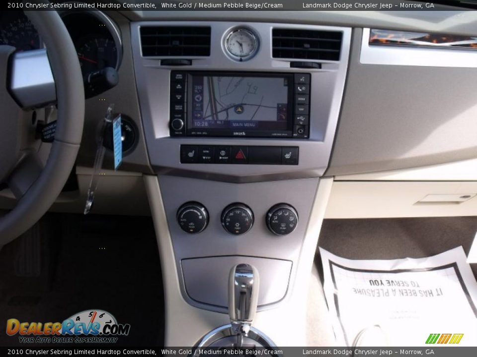 2010 Chrysler Sebring Limited Hardtop Convertible White Gold / Medium Pebble Beige/Cream Photo #10