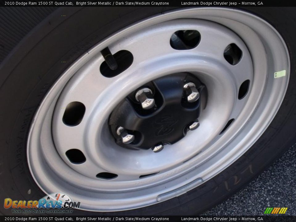 2010 Dodge Ram 1500 ST Quad Cab Bright Silver Metallic / Dark Slate/Medium Graystone Photo #5