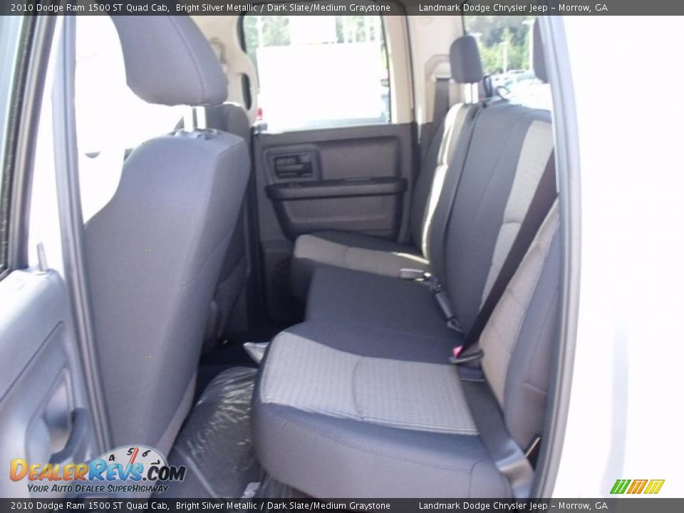 2010 Dodge Ram 1500 ST Quad Cab Bright Silver Metallic / Dark Slate/Medium Graystone Photo #7