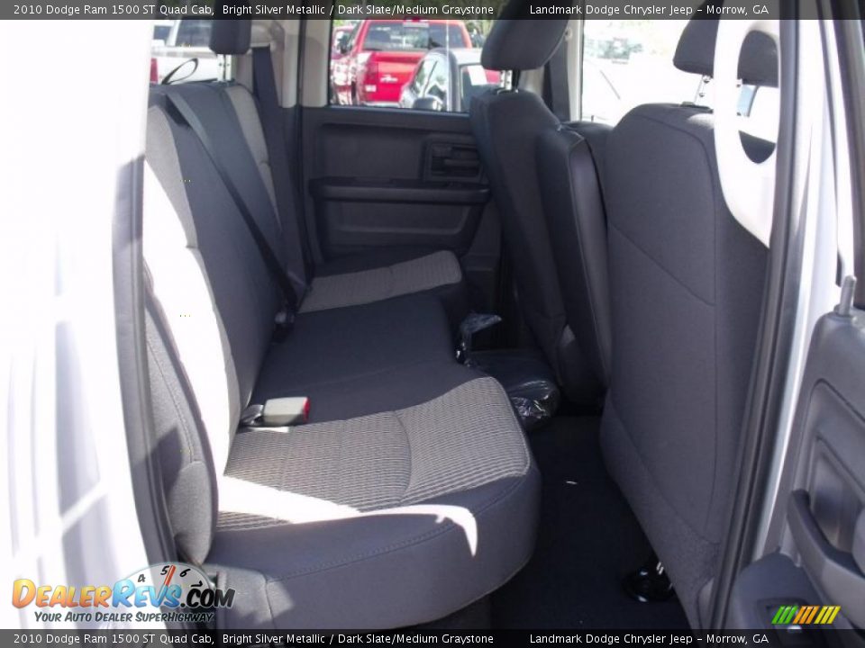 2010 Dodge Ram 1500 ST Quad Cab Bright Silver Metallic / Dark Slate/Medium Graystone Photo #8