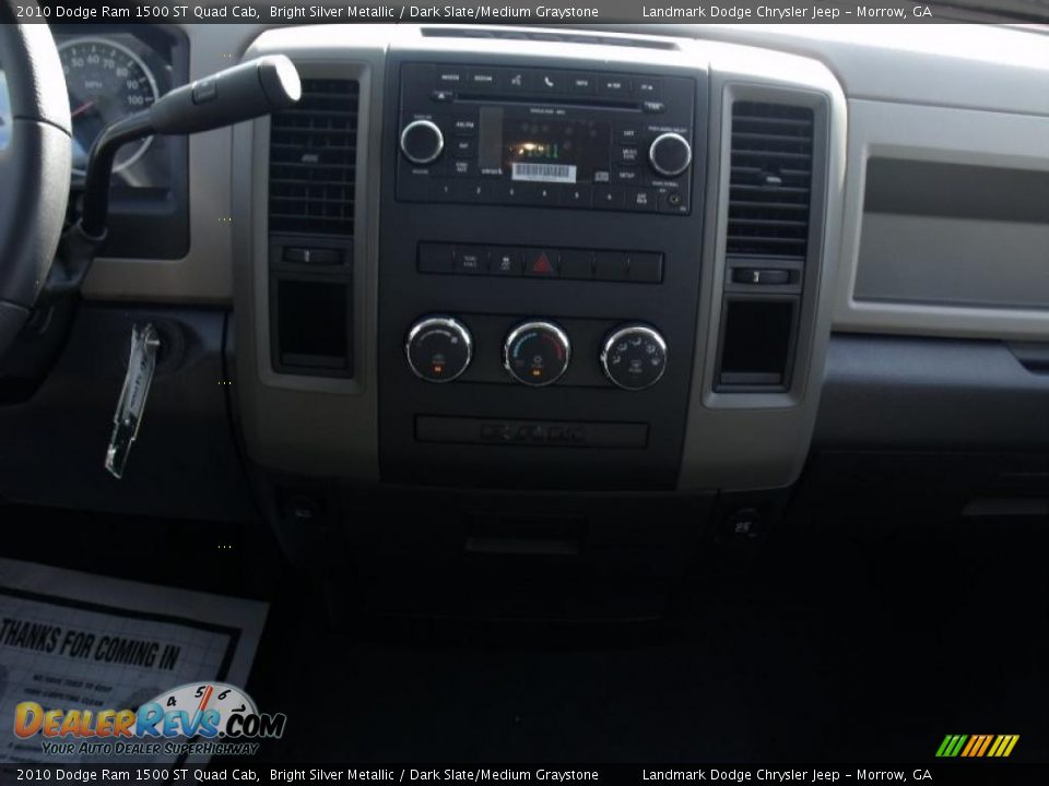 2010 Dodge Ram 1500 ST Quad Cab Bright Silver Metallic / Dark Slate/Medium Graystone Photo #10