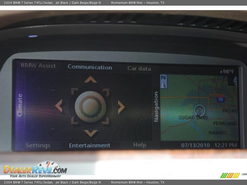 2004 BMW 7 Series 745Li Sedan Jet Black / Dark Beige/Beige III Photo #15