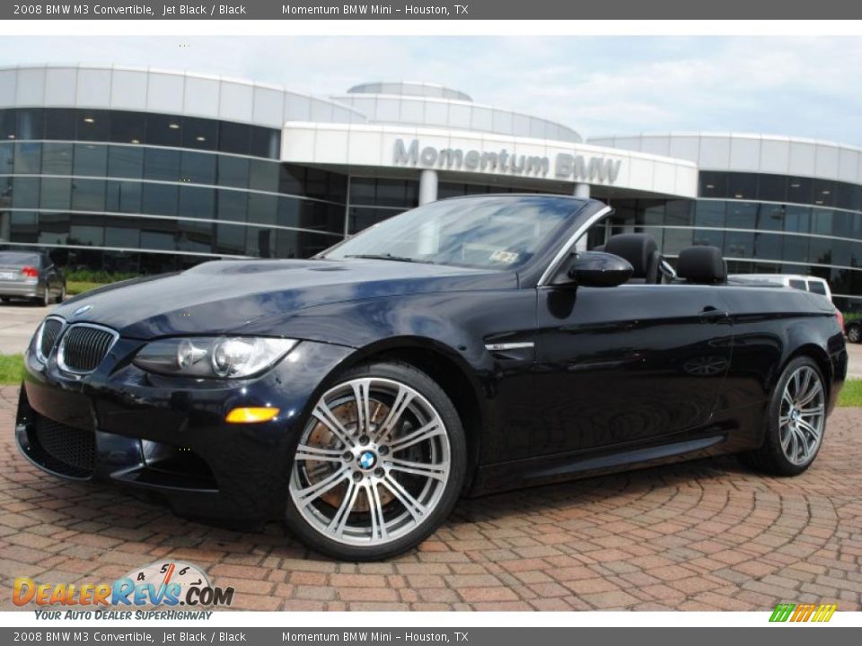 2008 BMW M3 Convertible Jet Black / Black Photo #1