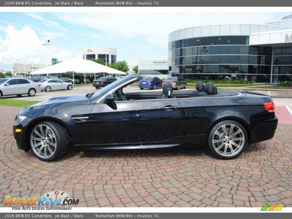 2008 BMW M3 Convertible Jet Black / Black Photo #2