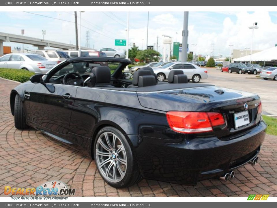 2008 BMW M3 Convertible Jet Black / Black Photo #3