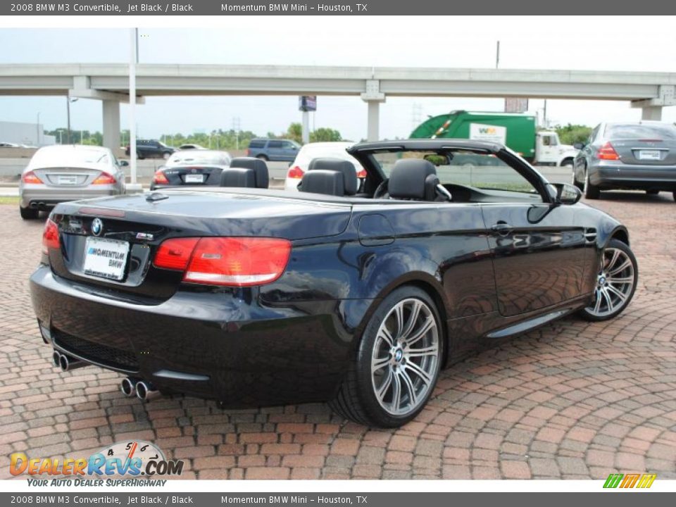 2008 BMW M3 Convertible Jet Black / Black Photo #5