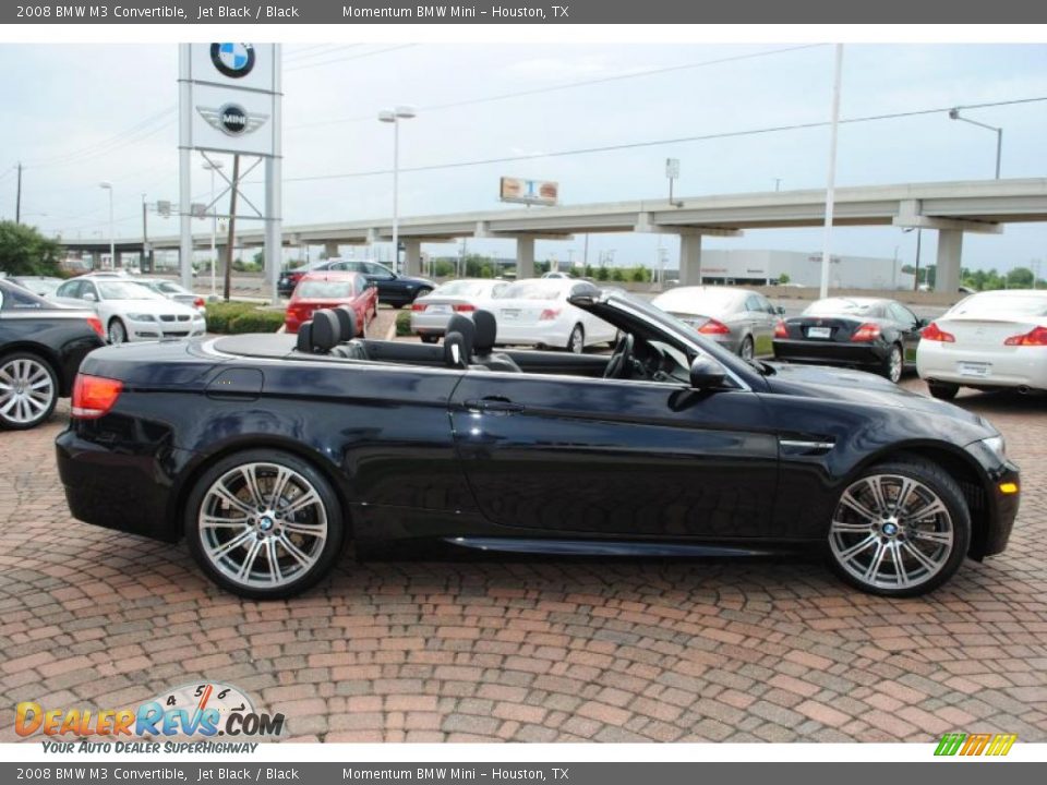 2008 BMW M3 Convertible Jet Black / Black Photo #6