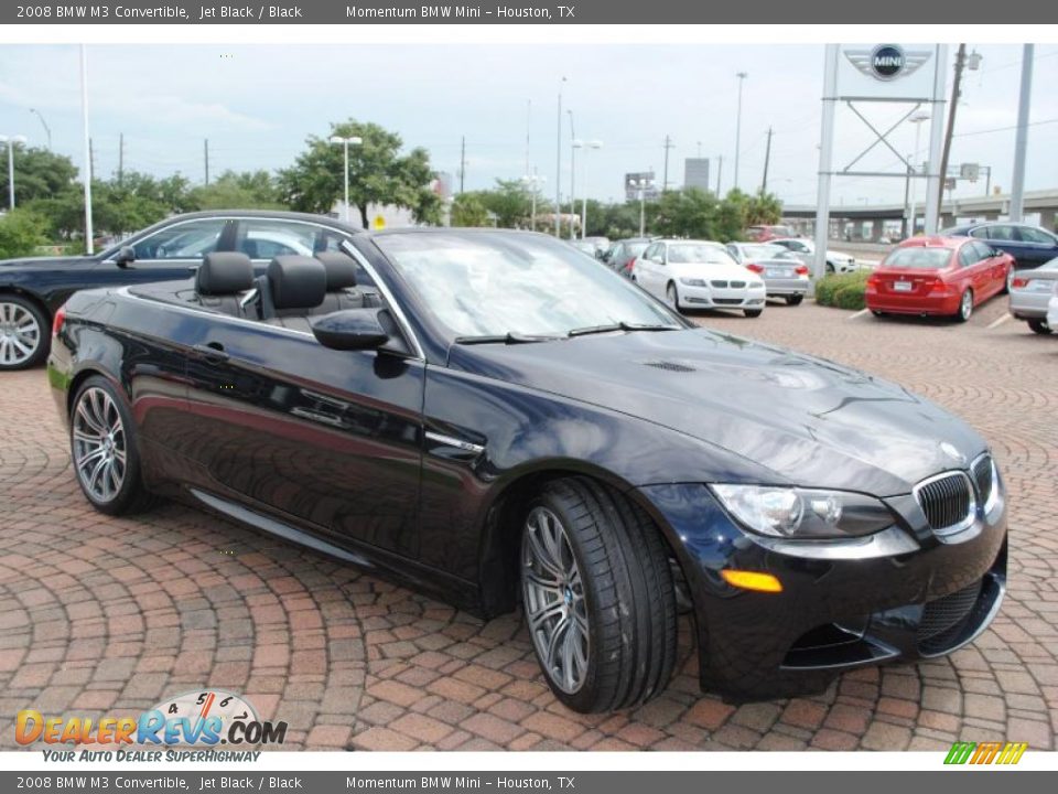 2008 BMW M3 Convertible Jet Black / Black Photo #7