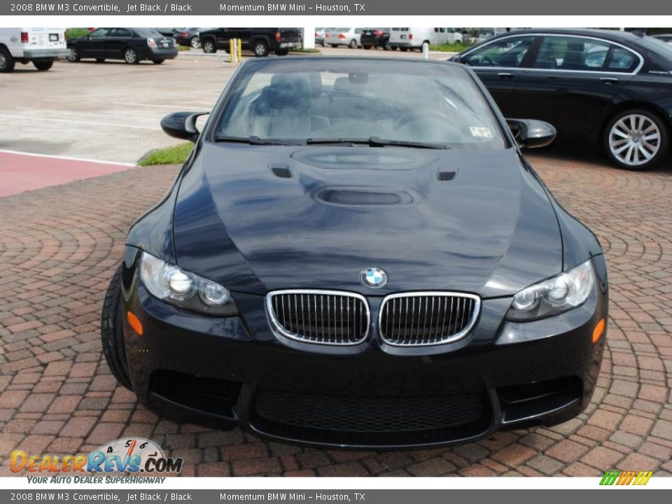 2008 BMW M3 Convertible Jet Black / Black Photo #8