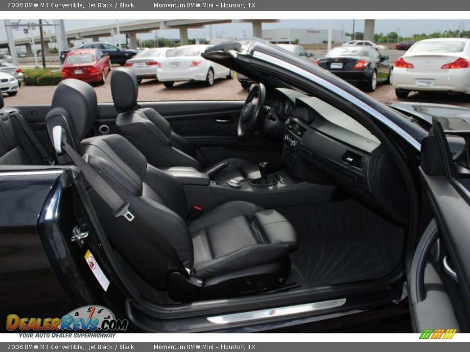 2008 BMW M3 Convertible Jet Black / Black Photo #9